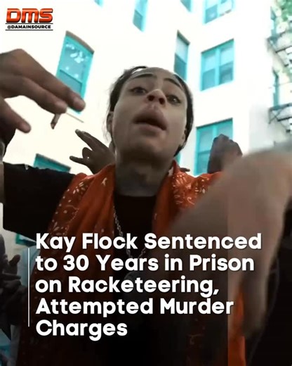 DMS | Montreal Music & Entertainment on Instagram: "#KayFlock, 22, received a 30 year federal prison sentence Tuesday December 16 in Manhattan. The drill rapper, whose real name is Kevin Perez, was convicted by a jury in March 2025 of racketeering conspiracy, attempted murder, assault with a deadly weapon in aid of racketeering, and a firearm discharge charge. #Damainsource #mtl #montreal #hiphopnews #breakingnews #didyouknow #hiphop"