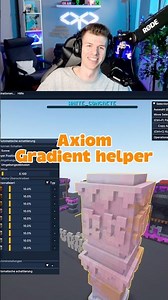 Axiom Gradient helper 🎨 #minecraft #building