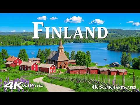 Finland 4K | Land of a Thousand Lakes – Nordic Forests, Silent Waters & Endless Light