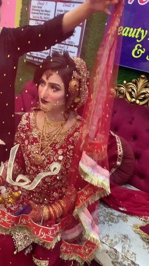 A beautiful barat bride on her wedding day #instagram #bride #party #style #beauty | Beauty art salon and spa