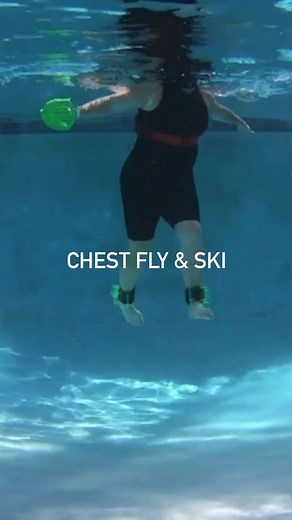 Have you tried Katy’s Deep Water Boot Camp yet? The equipment used in the video is the Aqualogix belles & blades by Hydrorevolution. Link in bio.