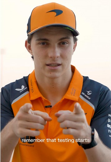 Completing Oscar Piastri's Winter Break Checklist