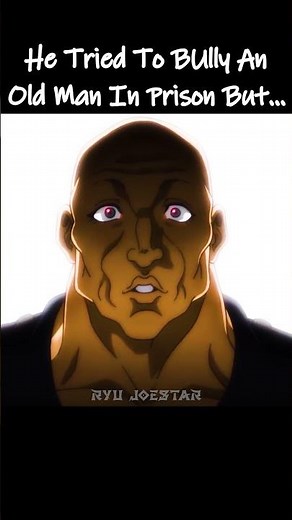 He Tried To Bully An Old Man But Baki Was There 😎💀#anime #shorts