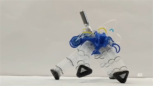 Watch what happens when a robot changes shape to move