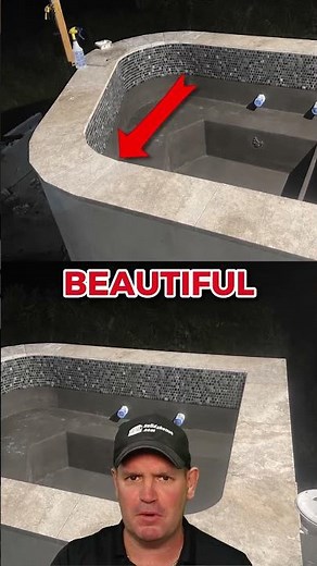 These Black & White Hot Tub Tiles Are STUNNING 🖤🤍
