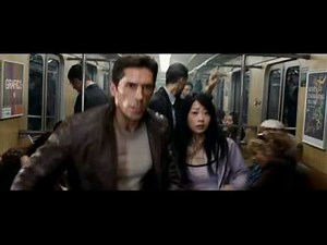 "Ninja" subway fight scene