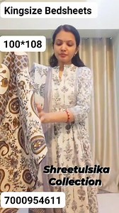 1.8K views | Hello everyone this side Radhika pathak from Chhattisgarh today I m showing u beautiful collection of #cottonbedsheet #kingsize Booking number https://wa.me/7000954611 #shreetulsikacollection #aibaonlineshopping | AIBA 2.0 - All IndiaBusiness Women's Association 2.0 | Facebook