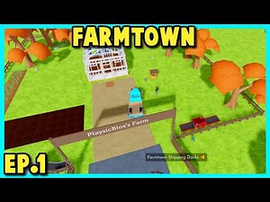 This New Farming Game Is ADDICTING | Welcome To Farmtown | Roblox Let's Play Ep.1