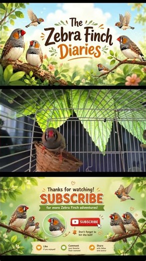 Zebra Finch Behavior: Chatting, Nesting & Cage Life