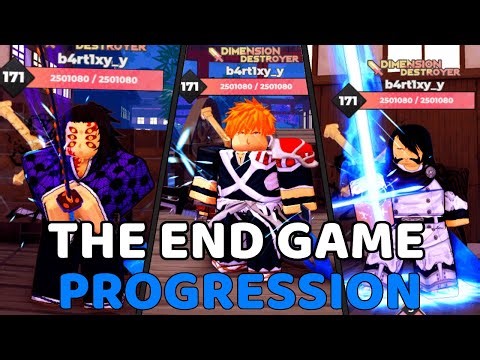 The END GAME Progression In Anime Dimensions [Part 1]