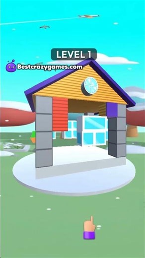 House Build Puzzle Game Walkthrough Game #Shorts