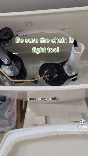 How to adjust a float on a toilet flapper