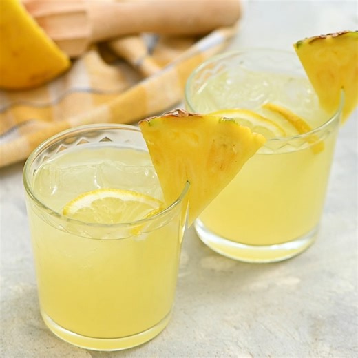 Recipe Here: https://therecipecritic.com/pineapple-lemonade/ Pineapple lemonade is the ultimate summer drink! It’s the perfect combination of tart and sweet and will have you feeling like you’re on vacation. | Tried and True Recipes