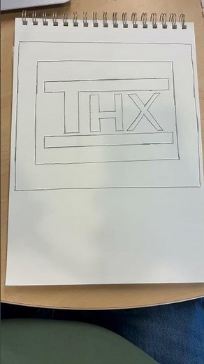 THX Cavalcade Logo with Drawing Pencil #thxcavalade #thxlogo