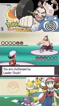Pokemon HeartGold | Gym Leader CHUCK | Pokemon Battle | Nintendo DS Gameplay