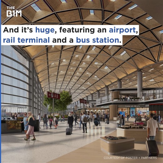 37K views · 633 reactions | Welcome to one of the world’s biggest construction projects. Europe is building a $34BN new transport mega-hub  https://bit.ly/44LY326 | The B1M | Facebook