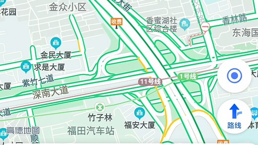 教你如何在高德地图从各种视角看地面