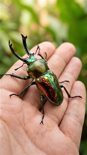 This Beetle Looks Like Metal 😲 | Rainbow Stag Beetle