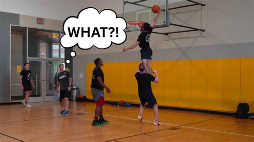 Shut down the whole gym with this in game dunk!