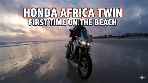 First Ride on Sand: Honda Africa Twin Beach Adventure