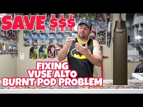 How to fix Vuse Alto vape burnt pod