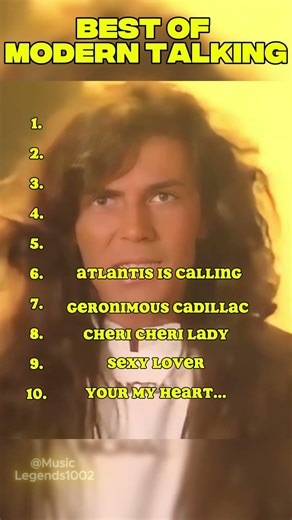 Everyone Knows These Modern Talking Songs #shorts #music #moderntalking