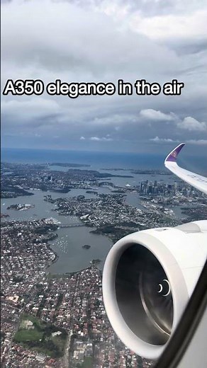 THAI Airways | Sydney to Bangkok | A350 Window View & Champagne in the Sky