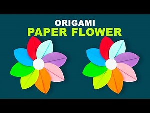 How To Make Paper Easy Flower | Paper flower DIY | Flower Making Idea