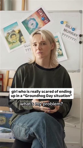 Madi Hart on Instagram: "happy Groundhog Day!! don’t get stuck in a time loop :/ #groundhogday #sketch #relationships #friends"