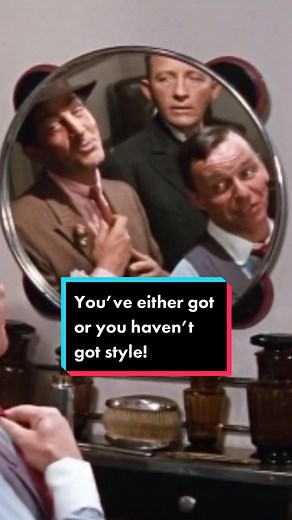 Sinatra Fans (@sinatrama_) - Wanted to share this great clip of Frank, Dean, and Bing singing “Style”, from 1964’s “Robin and the 7 Hoods”, the gangster musical comedy starring Frank, Dean, Bing, Sammy, Peter Falk, and Barbara Rush. The songs in this picture, all written by Sammy Cahn and Jimmy Van Heusen, are really top-notch, this one being a major highlight. This film is most notable for introducing “My Kind of Town”, which quickly became one of Frank’s best known and most beloved songs. #Fra