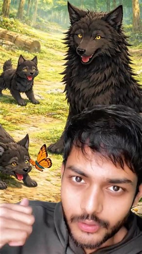 Adavi Lo Demon Wolf undhi 😱 #shorts