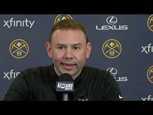 David Adelman PostGame Interview | Denver Nuggets vs Boston Celtics