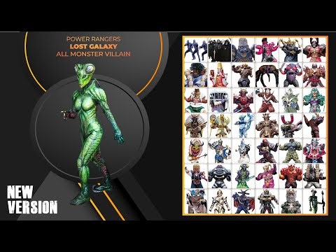 Power Rangers Lost Galaxy All Monster Villain