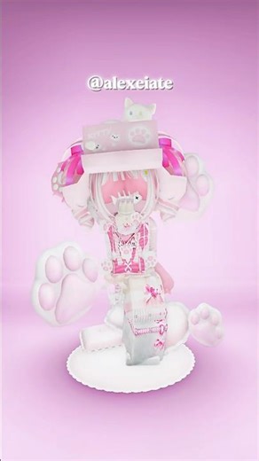 Nyan Nyan!🩷 #roblox #robloxavatar #robloxoutfits #evade #fyp #trending #mm2 #edit