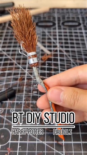The Firebolt was a world-class broomstick. It was the fastest at the time of its production, and was released in 1993. #diy #diyproject #foryou #fyp #harrypotter #firebolt🔥 #handmade