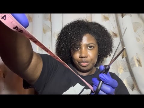 Asmr | Ridiculous Measuring Haircut 📏💇🏾‍♀️ (fast and aggressive)