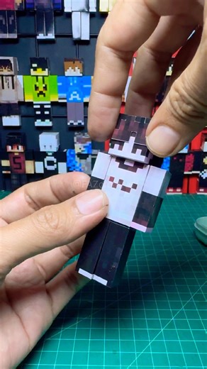 Papercraft Minecraft subscribers ‪@RizCraft_MC113‬ #shorts