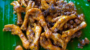 Chicken Feet Masala Gravy by villfood boys | Village Cooking Recipes | villfood