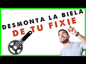 ¿Cómo desmontar las bielas de una fixie? Tutorial completo con herramientas