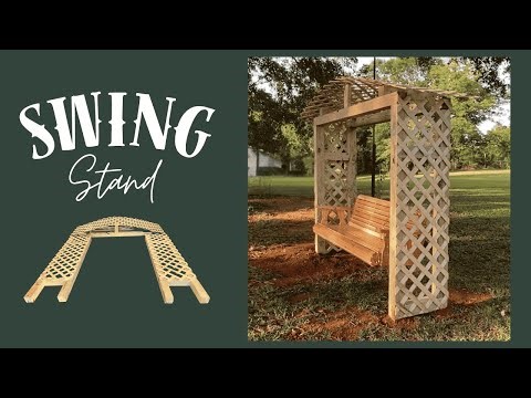 How to build a simple swing stand || Building an arbor