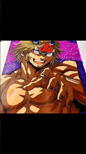 How to Draw Inosuke (Step by Step) | #arcanyxart