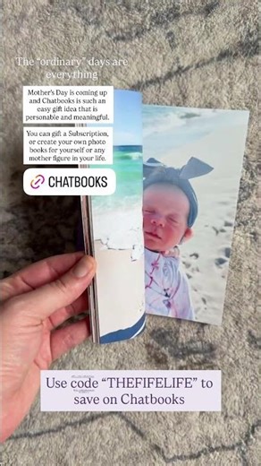 Chatbooks Discount Code “THEFIFELIFE” to save on photobook