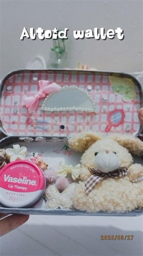 DIY Altoids wallet || Tin box makeover\\Geometry box #aesthetic #wallet #shorts #explorepage #diy
