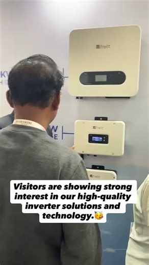 Frelit Energy - Solar Inverter Manufacturer | Vadodara on Instagram: "Day 2 kicked off with a bang! Strong interest in Frelit Energy inverters, insightful discussions, and a great response right from the morning. Meet us at Maha Solar Expo HALL NO. 1 | BOOTH NO. 01 20.01.2025 #frelitenergy #mahasolarexpo #pune #autoclusterchinchwad #solarinverter maha solar expo, exhibition reel, solar inverter company, pune chinchwad auto cluster exhibition center"
