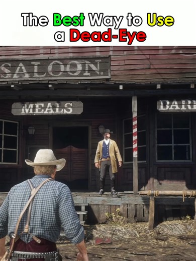 The Best Way to Use a Dead Eye - RDR2 . . #reddeadredemption #rdr #rdr2 #rdr2clips