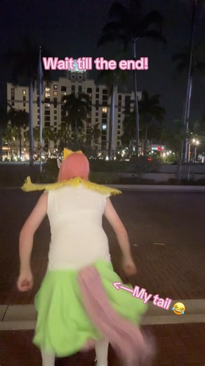 My Tail 😂🩷😢#crossdress #fluttershymlp #mylittlepony #anime #mylittleponycosplay #otakufest