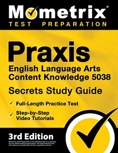 PRAXIS English Language Arts Content Knowledge 5038 Secrets Study Guide - Full-Length... | bol