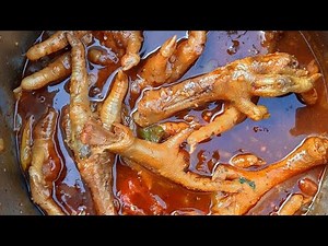 EASY CHICKEN FEET RECIPE/AMANCONDO/AMANQINA ENKUKHU