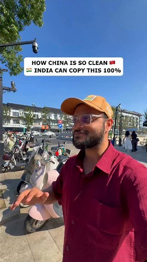 How China keeps cities so clean. India can totally do this too. 💯🇨🇳 China’s waste system is on another level. Just Imagine this in India 🇮🇳 I visited seven cities across China, street markets, tourist spots, everywhere and I didn’t see trash anywhere. Can’t we do this in India? Yes, absolutely we can. We just need to learn these things quickly. Civic sense matters, and with support from our government, we can totally do this too. What do you think? #china #china🇨🇳 #civicsense | Sachin Dhi