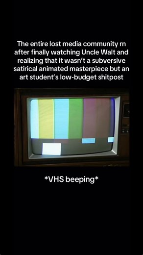 The biggest lost media find of the entire year and it’s a fucking shitpost (well the 60’s equivalent of a shitpost 😭💀) #unclewalt #lostmedia #lostmediafound #lostmediacommunity #thatwasjustabunchofcheapwalkcycles